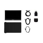 Verbatim 49590 pantalla para PC de 35,6 cm (14 pulgadas) con resolución 1920 x 1080 Pixeles Full HD, color negro