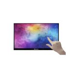 Monitor LCD Full HD de 14 pulgadas Verbatim 49591 con pantalla táctil en color negro y resolución de 1920 x 1080 píxeles