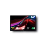 Monitor LCD Full HD de 14 pulgadas Verbatim 49591 con pantalla táctil en color negro y resolución de 1920 x 1080 píxeles