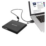Unidad de disco óptico Verbatim Slimline CD/DVD DVD-RW de color negro con SKU 98938