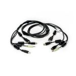 Cable KVM Vertiv Avocent de 1,8 metros, ideal para conectar video, teclado y ratón. SKU: CBL0104