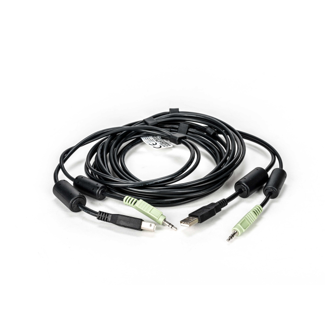 Vertiv Avocent CBL0131 cable para video, teclado y ratón (kvm) 3 m 2 Conectores del Vertiv Avocent CBL0131 cable KVM
