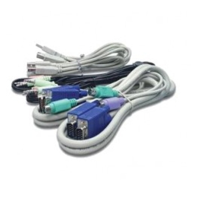 Vertiv Avocent Cable KVM 1.8m Alta Calidad Vertiv Avocent CBL0148 es un cable KVM de 1,8 metros para video, teclado y ratón.