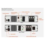 Vertiv Liebert SAI EDGE de 3000 VA 2700 W line interactive de montaje en torre/rack, SKU EDGE-3000IRT2UXL
