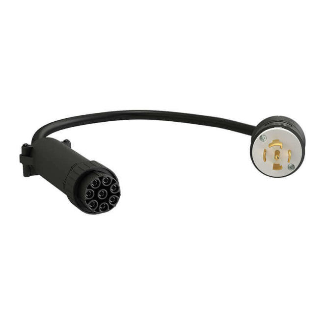 Vertiv Cable de Transmisión Negro 3m NEMA L21-30P Imagen del cable de transmisión Vertiv FSC3N003 negro de 3 metros con conector NEMA L21-30P, SKU FSC3N003