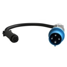 Vertiv FSC3N006 cable de transmisión 3 metros, colores negro y azul, con conector IEC60309 3P + E.