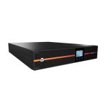 Vista del Vertiv Liebert SAI GXE proporcionando 3000 VA/2700 W de potencia con batería VRLA de plomo-ácido en formato rack y torre. SKU: GXE3-3000IRT2UXL