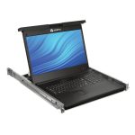 Vertiv Avocent Consola LCD de acceso directo al rack de 19 pulgadas con conmutador KVM AutoView 2108 de 8 puertos, teclado USB y cables incluidos. SKU: LRA185KMM8D-001