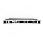 Imagen del Vertiv Avocent MergePoint Unity con 32 puertos, 2 rutas KVM digitales y fuente de alimentación de CA dual. SKU: MPU2032DAC-001