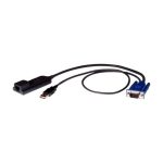 Vertiv Avocent MPUIQ-VMCDP cable KVM negro de 0.3556 metros para video, teclado y ratón, SKU MPUIQ-VMCDP