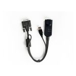 Cable KVM negro de 0.3556 m Vertiv Avocent MPUIQ-VMCDV para conectar video, teclado y ratón
