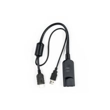 Cable Vertiv Avocent MPUIQ-VMCHD para video, teclado y ratón (KVM) en color negro de 0,3556 metros de longitud. SKU: MPUIQ-VMCHD