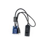 Cable para KVM Vertiv Avocent MPUIQ-VMCHS de 0,3556 metros en color negro y azul. SKU: MPUIQ-VMCHS