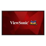 Viewsonic CDE5520 pantalla de señalización digital de 55 pulgadas con resolución 4K Ultra HD, IPS, 400 cd/m², procesador incorporado y Android 8.0, SKU CDE5520