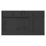 Vista frontal de la pantalla de señalización Viewsonic CDE7530 de 75 pulgadas con conexión Wifi, brillo de 450 cd/m², resolución 4K Ultra HD, color negro y procesador Android 11. SKU CDE7530.