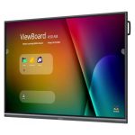 Pizarra blanca interactiva Viewsonic IFP6550-5F de 65 pulgadas con resolución 3840 x 2160 píxeles, pantalla táctil, color negro, HDMI