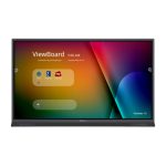 Panel plano interactivo Viewsonic IFP7552-1B de 75 pulgadas con pantalla táctil 4K, Wifi, procesador Android y 400 cd/m² de brillo