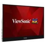 Viewsonic TD1655, pantalla para PC de 39.6 cm (15.6 pulgadas) con resolución de 1920 x 1080 píxeles, Full HD LED y pantalla táctil multi-usuario en color negro y plata. SKU: TD1655.