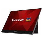 Viewsonic TD1655, pantalla para PC de 39.6 cm (15.6 pulgadas) con resolución de 1920 x 1080 píxeles, Full HD LED y pantalla táctil multi-usuario en color negro y plata. SKU: TD1655.