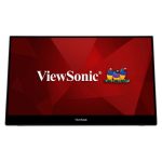 Viewsonic TD1655, pantalla para PC de 39.6 cm (15.6 pulgadas) con resolución de 1920 x 1080 píxeles, Full HD LED y pantalla táctil multi-usuario en color negro y plata. SKU: TD1655.