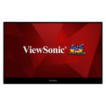 Viewsonic TD1655, pantalla para PC de 39.6 cm (15.6 pulgadas) con resolución de 1920 x 1080 píxeles, Full HD LED y pantalla táctil multi-usuario en color negro y plata. SKU: TD1655.