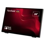 Viewsonic TD2465 pantalla de señalización interactiva de 24 pulgadas, LED, 250 cd/m², Full HD en color negro SKU TD2465
