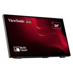 Viewsonic TD2465 pantalla de señalización interactiva de 24 pulgadas, LED, 250 cd/m², Full HD en color negro SKU TD2465