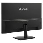Vista frontal del monitor Viewsonic VA270-H, tamaño 27 pulgadas, resolución 1920 x 1080 píxeles, tecnología LED, color negro, SKU: VA270-H