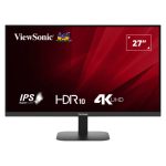 Monitor Viewsonic VA2708-4K-HD de 27 pulgadas con resolución 3840 x 2160 píxeles, 4K Ultra HD, color negro