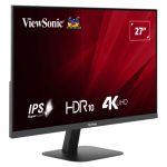 Monitor Viewsonic VA2708-4K-HD de 27 pulgadas con resolución 3840 x 2160 píxeles, 4K Ultra HD, color negro
