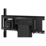 Soporte para pantalla de señalización Viewsonic de 2,18 metros (86 pulgadas) en color negro, SKU VB-STND-002