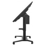 Imagen del soporte para pantalla de señalización Viewsonic modelo VB-STND-003, diseñado para pantallas de 190,5 cm (75 pulgadas) en color negro