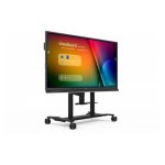 Carrito motorizado Viewsonic para televisores de 86 pulgadas, SKU VB-STND-007, ideal para facilitar el movimiento y el ajuste de la altura.