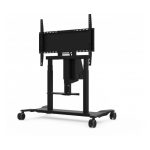 Carrito motorizado Viewsonic para televisores de 86 pulgadas, SKU VB-STND-007, ideal para facilitar el movimiento y el ajuste de la altura.