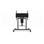Carrito motorizado Viewsonic para televisores de 86 pulgadas, SKU VB-STND-007, ideal para facilitar el movimiento y el ajuste de la altura.