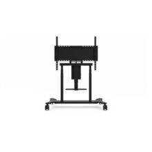 Carrito motorizado Viewsonic para televisores de 86 pulgadas, SKU VB-STND-007, ideal para facilitar el movimiento y el ajuste de la altura.