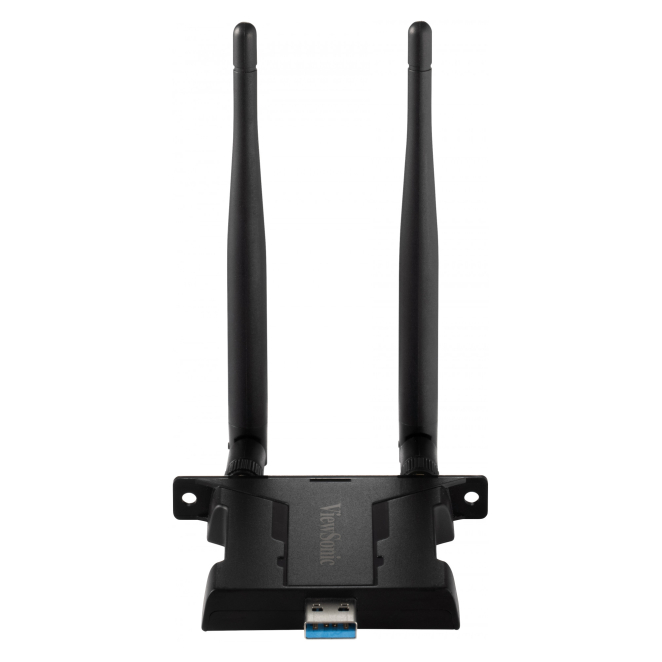 Viewsonic adaptador WLAN/Bluetooth para CPD Imagen del adaptador WLAN/Bluetooth Viewsonic VB-WIFI-005 con conectividad avanzada para centros de procesamiento de datos.