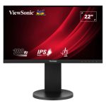 Monitor LED Viewsonic VG2208A de la Series VG con pantalla de 22 pulgadas y resolución Full HD 1920 x 1080 píxeles en color negro, SKU VG2208A