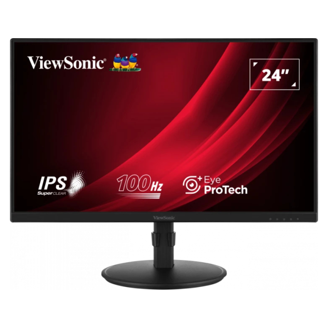 Viewsonic Monitor VG2408A 24 Pulgadas Full HD Monitor Viewsonic VG2408A para PC, pantalla LED de 24 pulgadas, resolución 1920 x 1080 píxeles, color negro, SKU VG2408A
