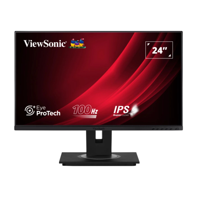 Viewsonic VG Series 23.8'' pantalla Full HD Monitor Viewsonic VG Series VG2448A-2 de 23.8 pulgadas, resolución 1920 x 1080 píxeles, Full HD, LED, en color negro. SKU: VG2448A-2