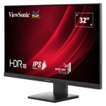 Monitor Viewsonic VG3209-4K de 32 pulgadas con resolución 3840 x 2160 Pixeles, tecnología LED y diseño en color negro. SKU VG3209-4K