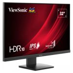 Monitor Viewsonic VG3209-4K de 32 pulgadas con resolución 3840 x 2160 Pixeles, tecnología LED y diseño en color negro. SKU VG3209-4K