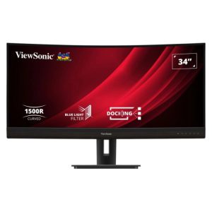 Monitor Viewsonic VG3456C de 34 pulgadas, 3440 x 1440 píxeles, UltraWide Quad HD, LED en color negro