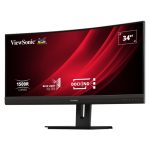 Monitor Viewsonic VG3456C de 34 pulgadas, 3440 x 1440 píxeles, UltraWide Quad HD, LED en color negro