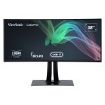 Monitor Viewsonic VP3881A pantalla para PC de 96,5 cm (38 pulgadas) con resolución 3840 x 1600 pixeles Quad HD+ LED en color negro, SKU VP3881A