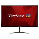 Monitor ViewSonic VX2719-PC-MHD LED curvo de 27 pulgadas, resolución 1920x1080 Full HD, color negro, SKU VX2719-PC-MHD