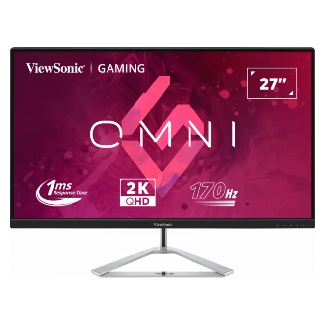 Viewsonic Monitor LED VX Series de 27 pulgadas con resolución 2K Ultra HD Viewsonic VX Series VX2780-2K, monitor LED de 27 pulgadas, resolución 2560 x 1440 píxeles, 2K Ultra HD, color negro, SKU VX2780-2K