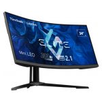 Monitor Viewsonic XG341C-2K, pantalla para PC de 34 pulgadas, resolución 3440 x 1440 píxeles, color negro. SKU: XG341C-2K.