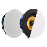 Altavoz alámbrico Vision CS-1900 de 1 vía disponible en colores negro, blanco y amarillo, con una potencia de 60W. SKU: CS-1900.