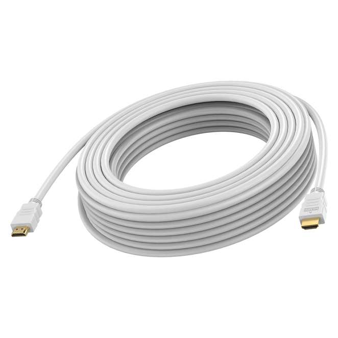 Vision Cable HDMI 15m 8K Blanco con conector tipo A Cable HDMI Vision TC 15MHDMI8K de 15 metros con soporte 8K y conector tipo A, color blanco